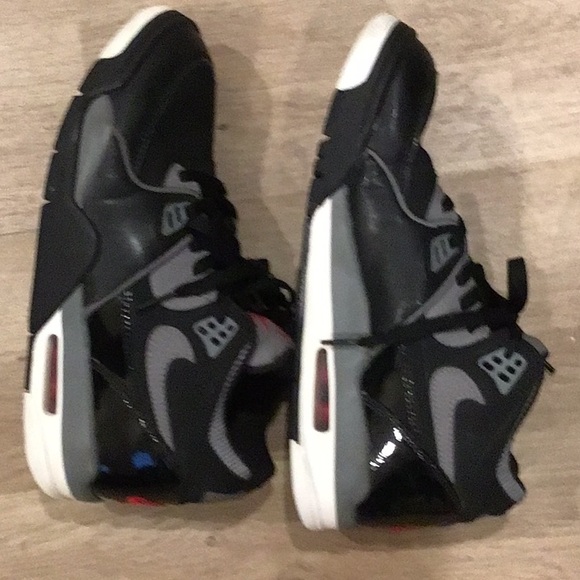 Nike Air Flight size 7.5 black/grey retro 2012 306252-062 used good condition - Picture 4 of 10